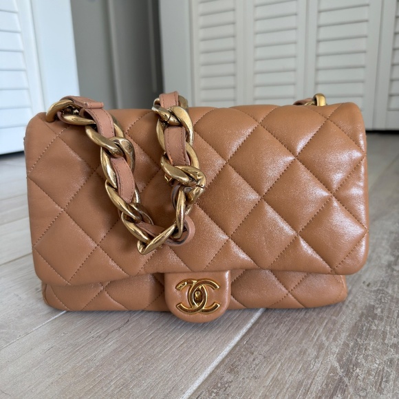 Beautiful Chanel Bag Funky Town Large 2023, caramel color - Picture 1 of 8